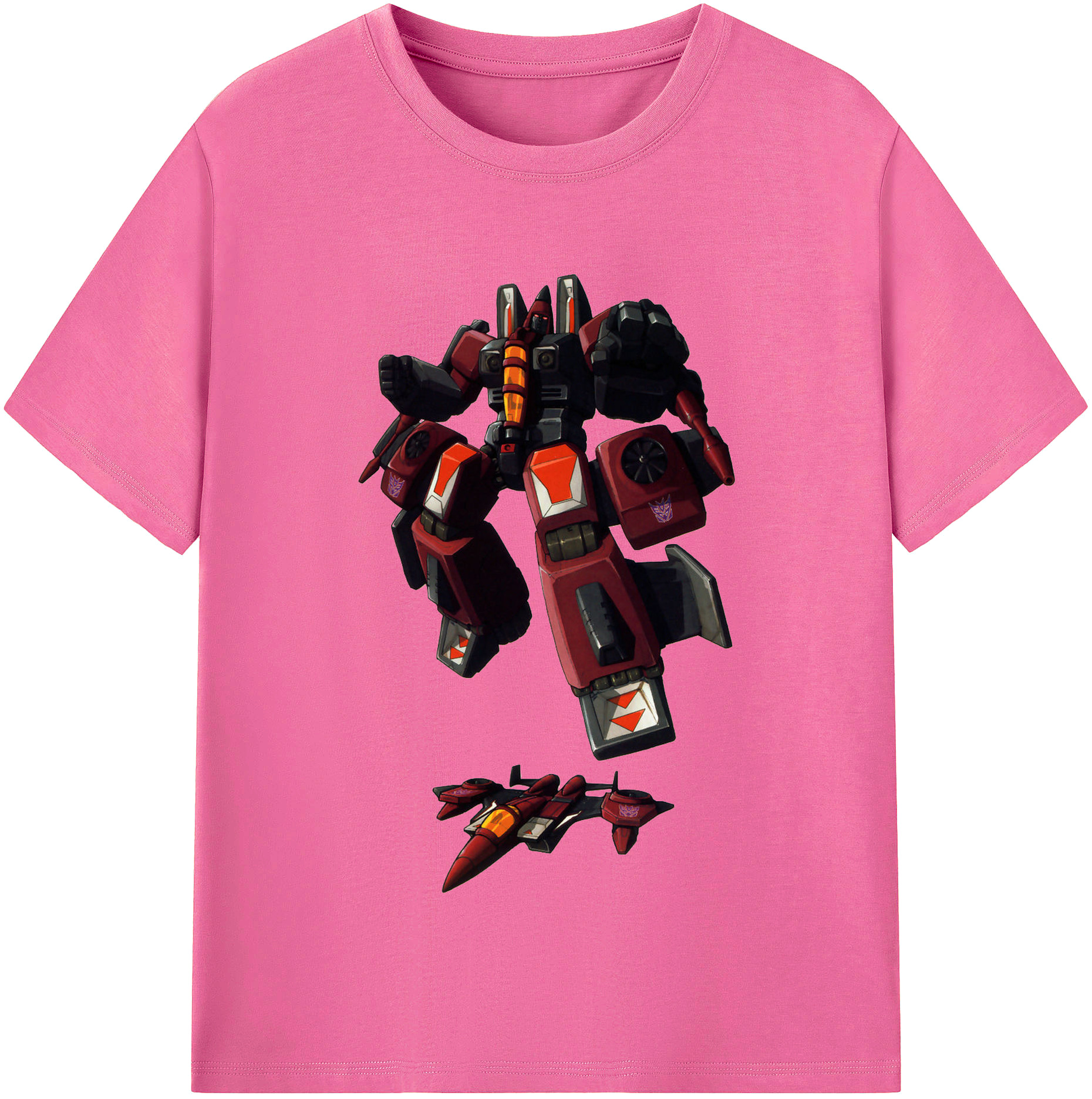 （画像用）  レディースカジュアルプリントTシャツ（綿100％）